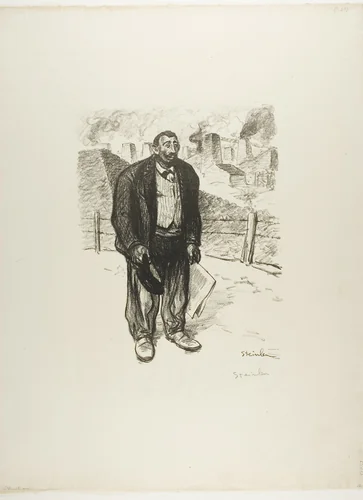 Honest Worker by Théophile Alexandre Steinlen, print, 1899