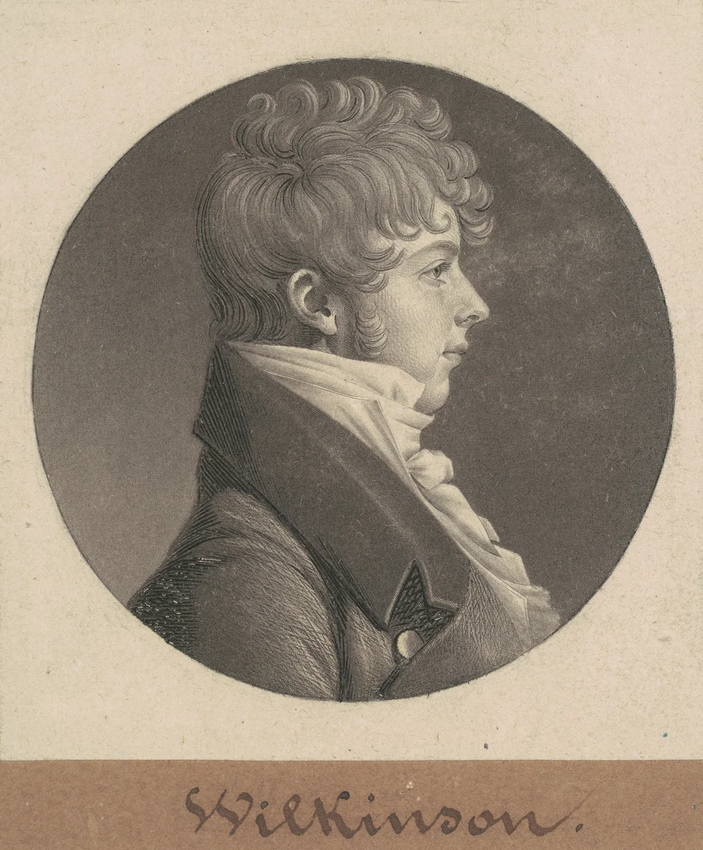 Wilkinson by Charles B. J. Févret de Saint-Mémin, print, 1804