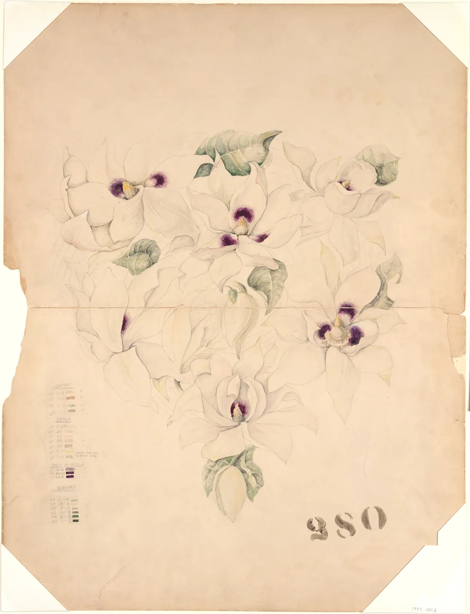 Design Drawing by Tiffany & Co., artwork, 1893