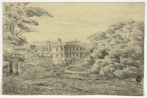 Country Estate with Mansion by Unknown Artist, drawing, 1800-1899