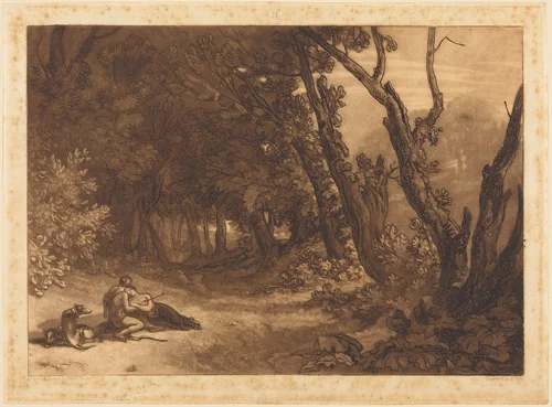 Procris and Cephalus by George Clint, print, 1812