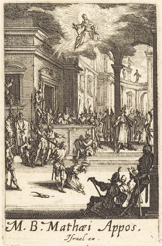The Martyrdom of Saint Matthew by Jacques Callot, print, 1634-1635