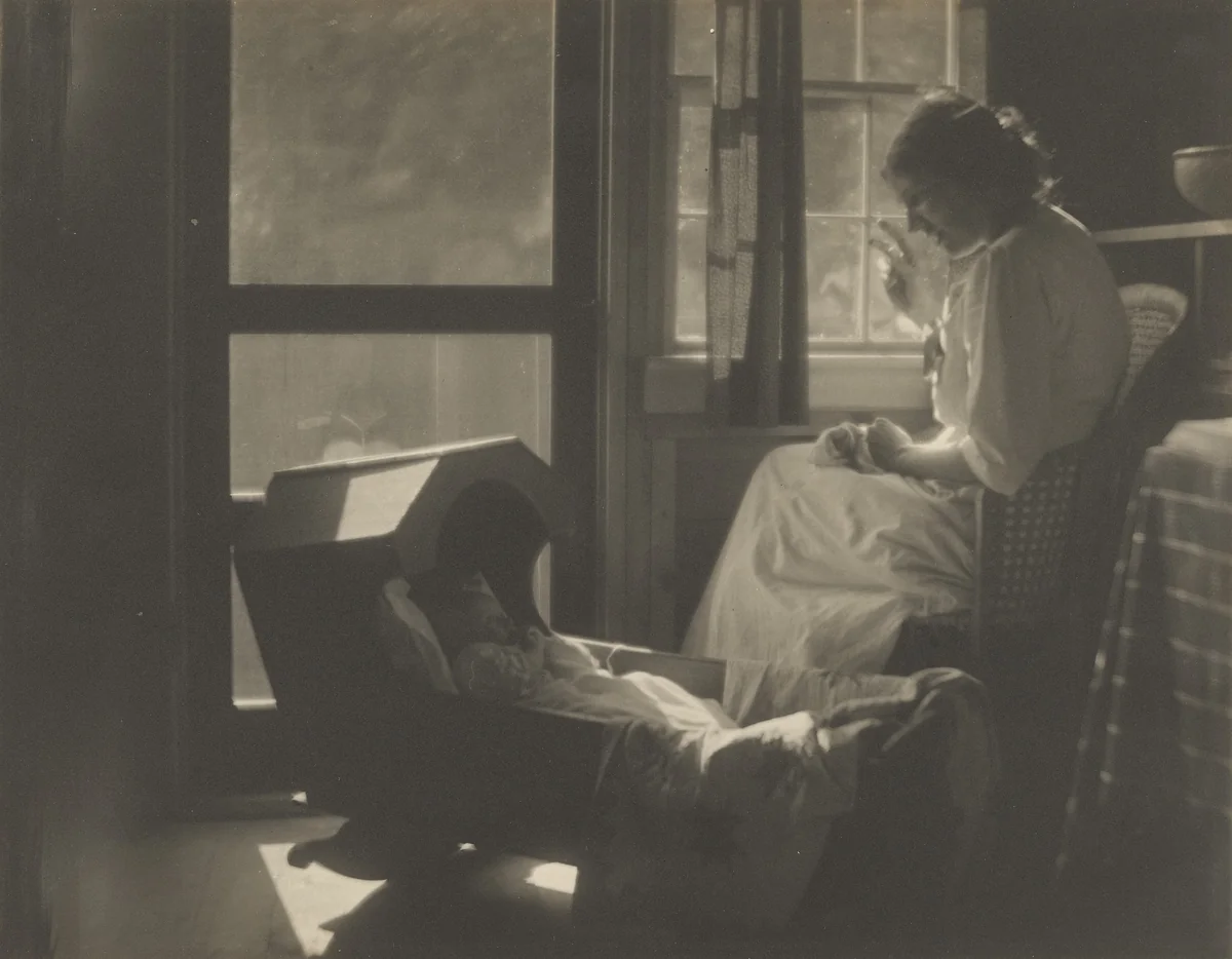 Mrs. Beatrice Baxter Ruyl and Infant by Gertrude Käsebier, photograph, 1905