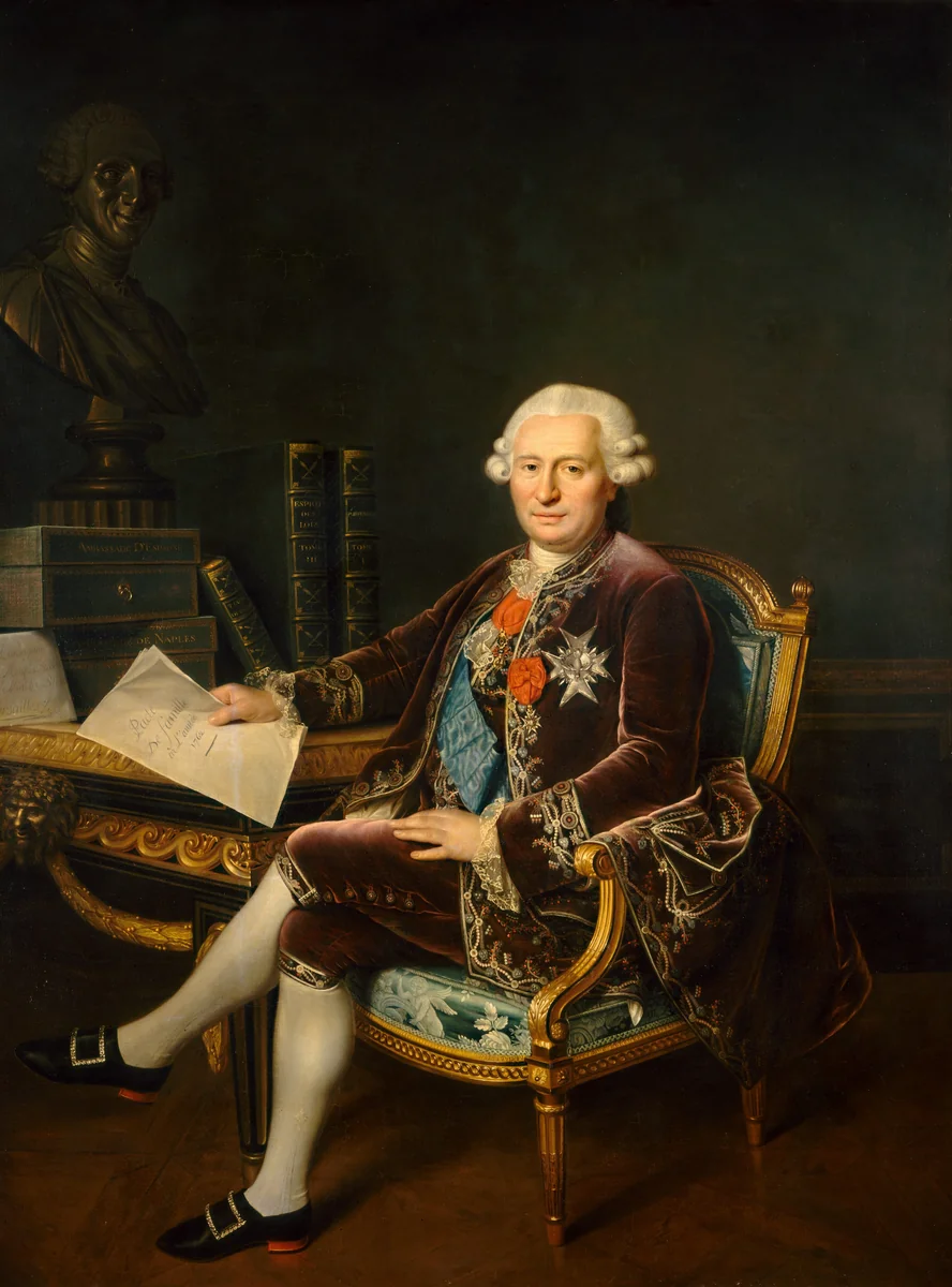 The Marquis d'Ossun by Jules César Van Loo, painting, 1780