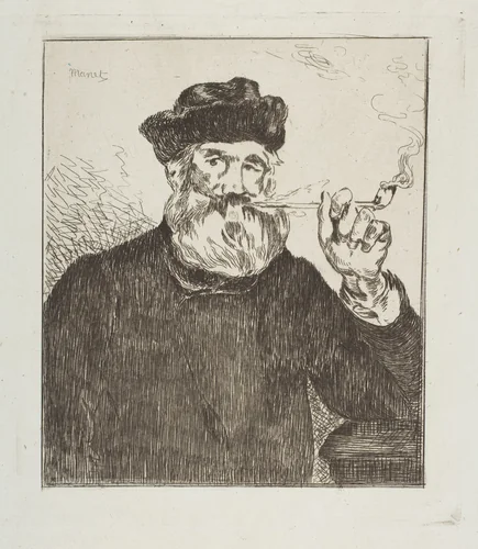 The Smoker (Le Fumeur) by Edouard Manet, print, 1866-1867