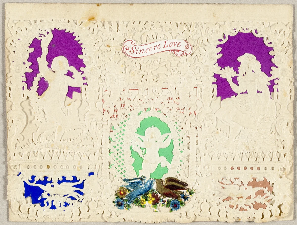 Sincere Love (valentine) by Thomas Wood, other, 1845-1855