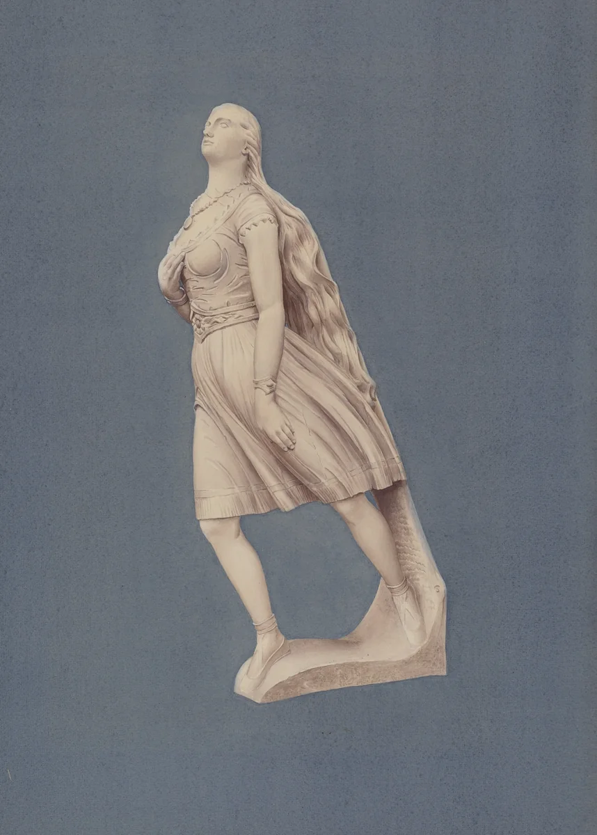 Figurehead: "Cassandra Adams" by Rosamond P. Gray, index of american design, 1935-1942