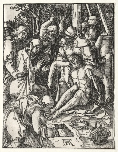 The Small Passion: Lamentation by Albrecht Dürer, print, 1509-1510