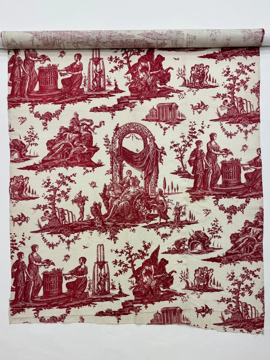 "Venus à sa Toilette" by Petitpierre et Cie, textile, 1770-1780