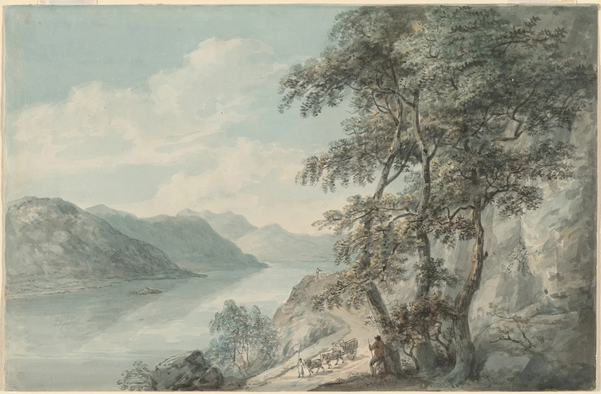 Derwentwater by Paul Sandby, drawing, 1731-1809