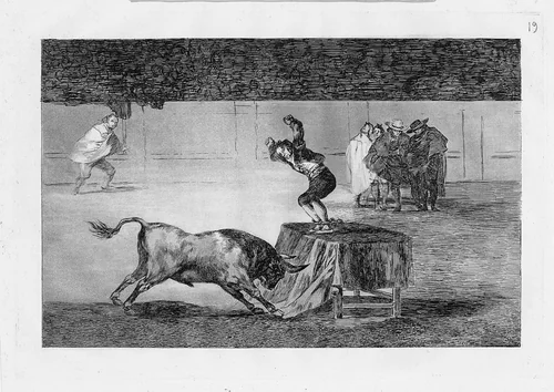 The Bullfight, plates 1-33 (La Tauromaquia); First edition, 1816 by Goya, print, 1816