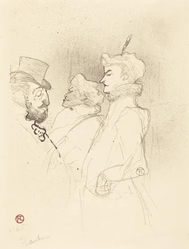Why Not?...Once Is Not a Habit (Pourquoi pas?...Une fois n'est pas coutume) by Henri de Toulouse-Lautrec, print, 1893