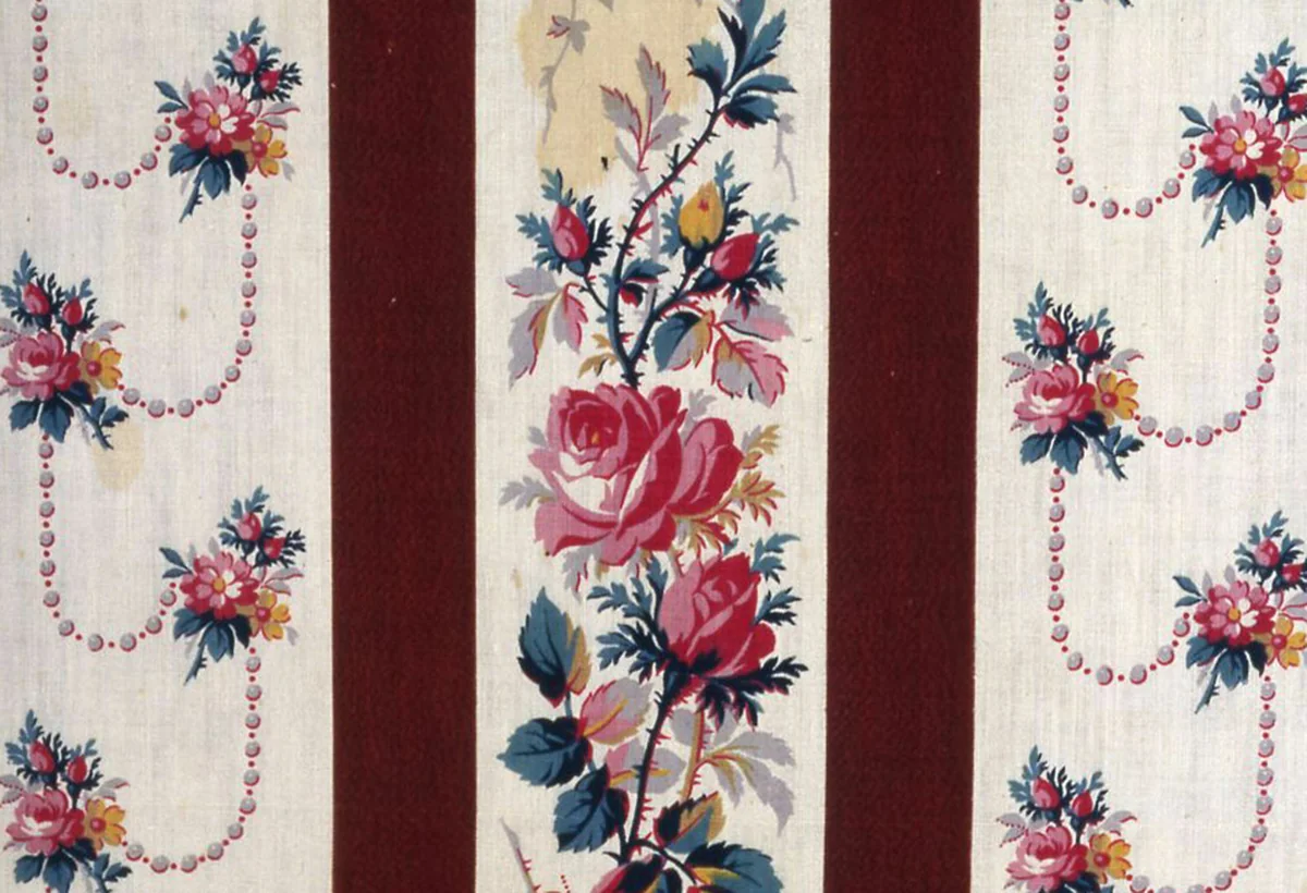 Fragment by France, textile, 1860-1880