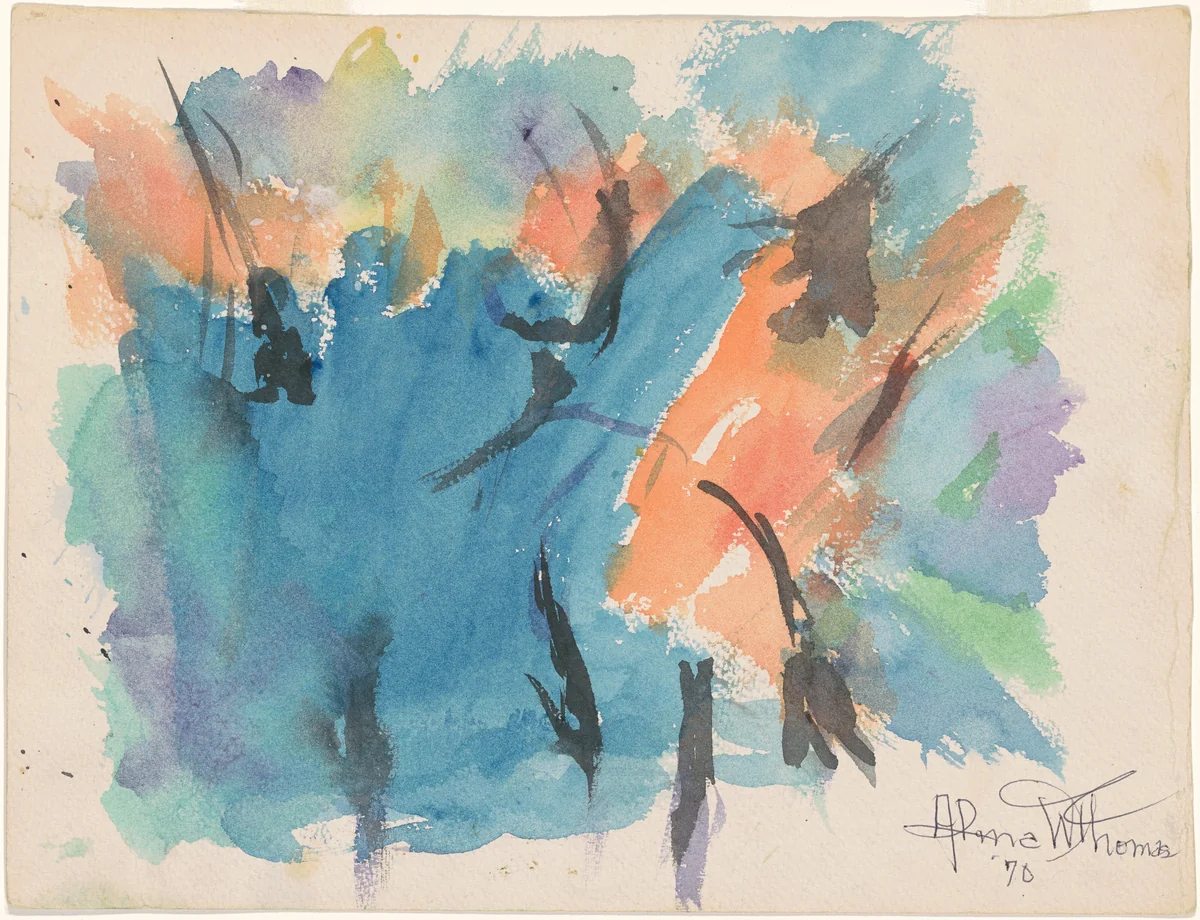 Untitled by Alma Thomas, drawing, 1970