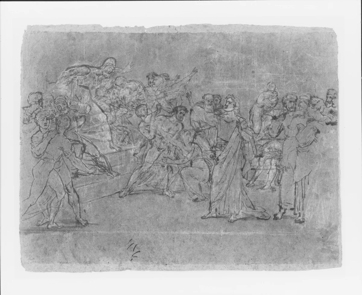 The Stoning of Saint Stephen by Washington Allston, artwork, 1779-1843