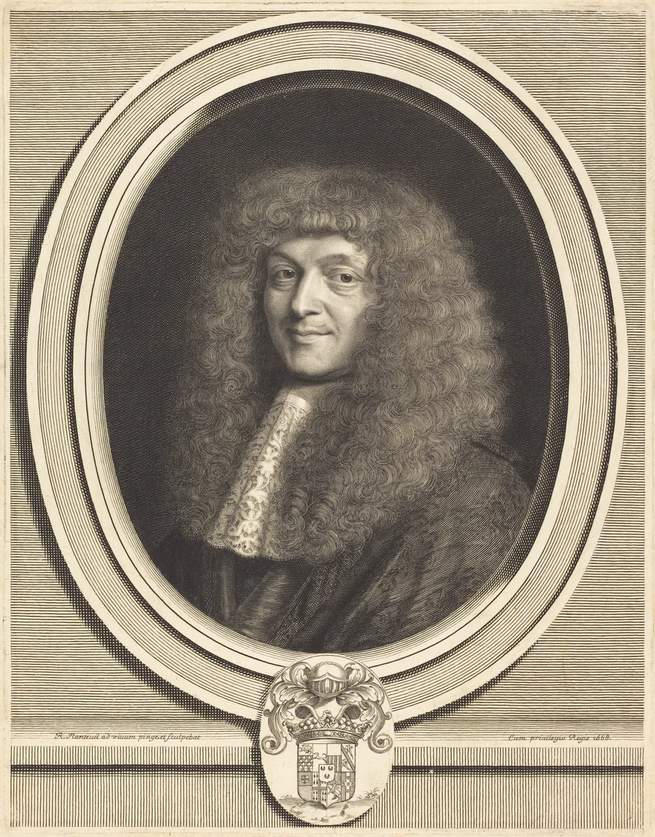 Honore Courtin by Robert Nanteuil, print, 1668