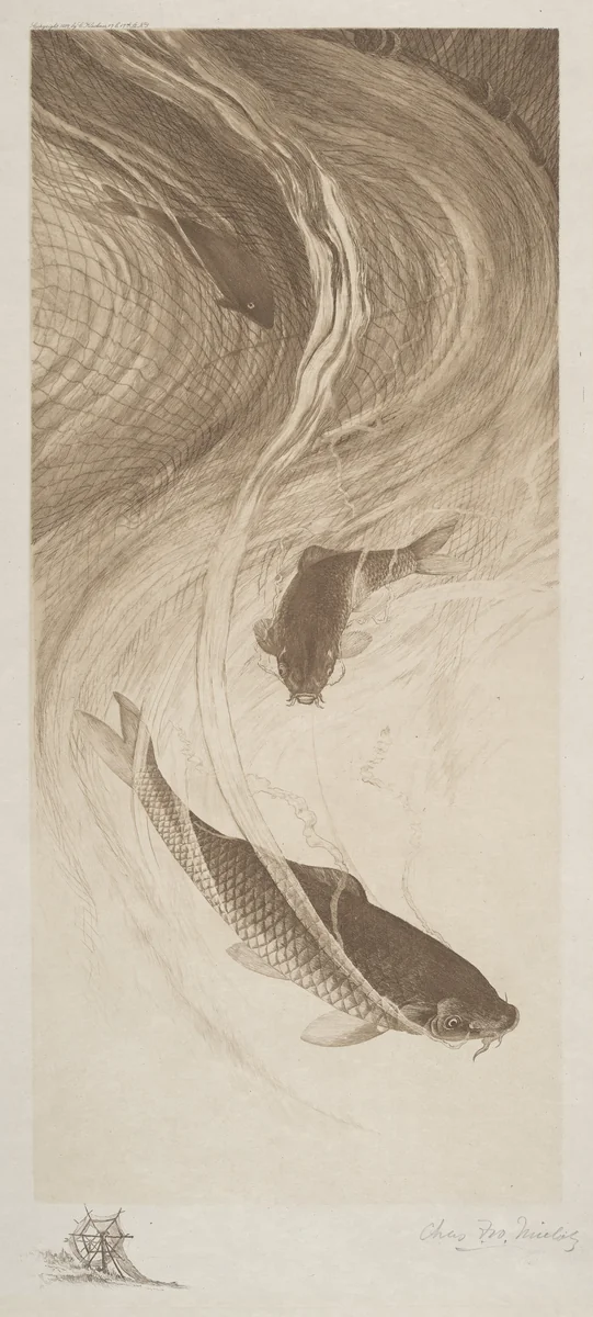 In the Meshes by Charles Frederick William Mielatz, print, 1887