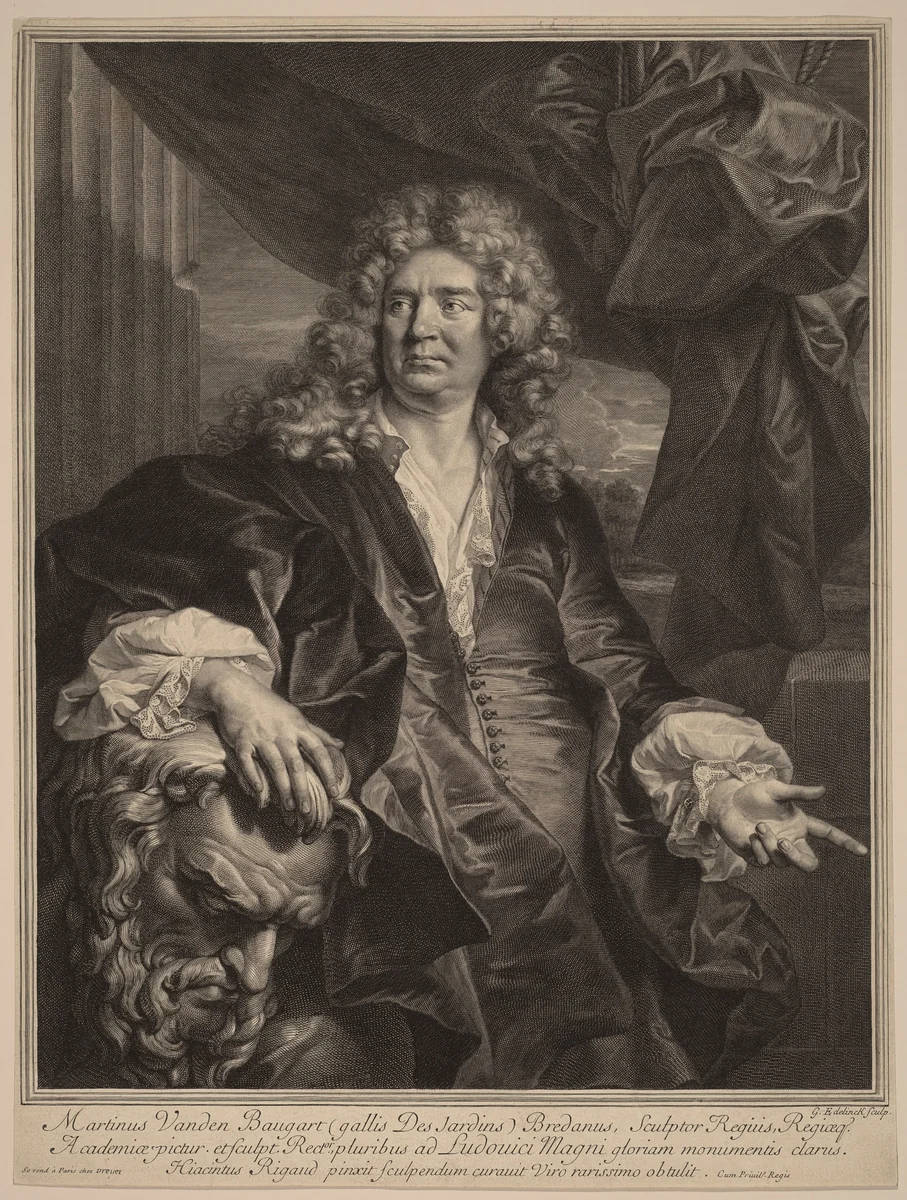 Martin Desjardins by Gérard Edelinck
Hyacinthe Rigaud, print, 1640-1707