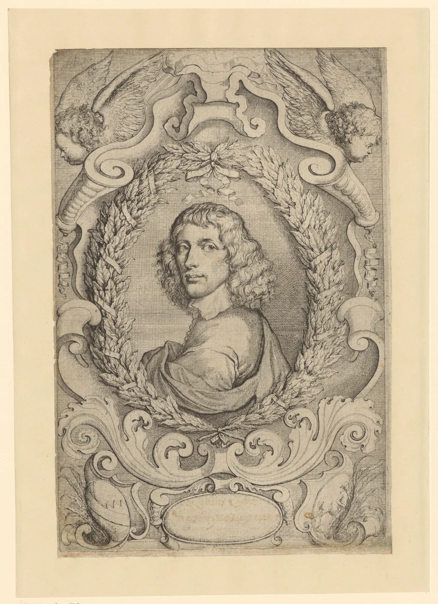 Portret van Edward Benlowes by Francis Barlow, print, 1652