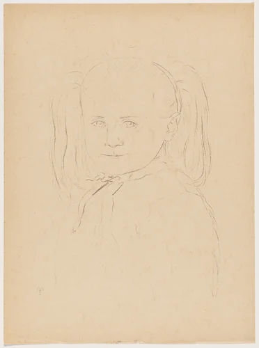Petite fille by Eugène Martel, print, 1895