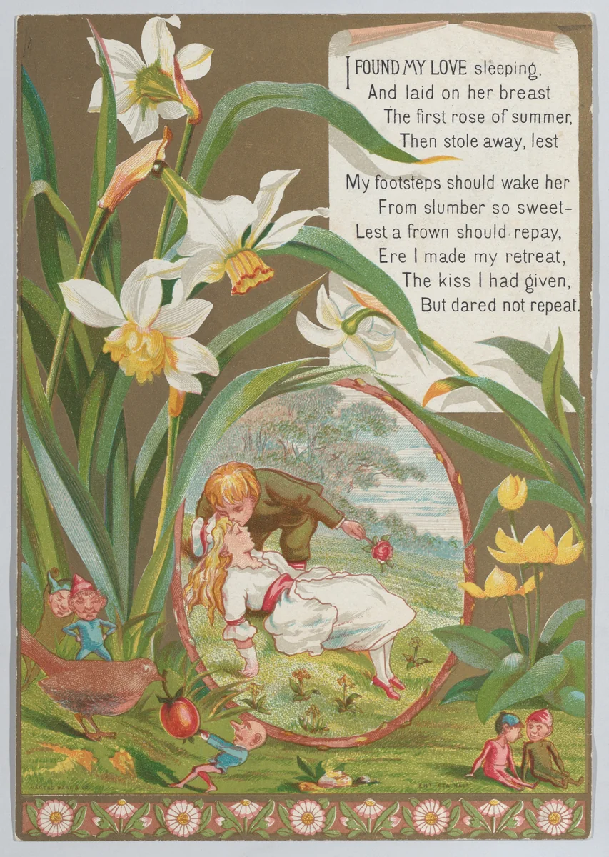 Valentine by Kate Greenaway, other, 1874
