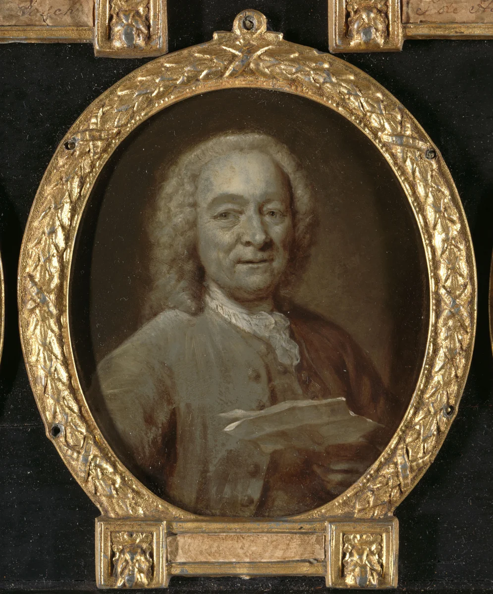 Portrait of Jan Harmensz de Marre (1696-1763). Seaman, Poet and Director of the Amsterdam Theater by Jan Maurits Quinkhard, painting, 1732-1771