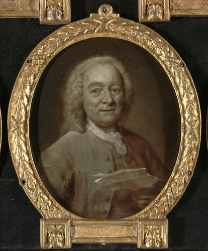 Portrait of Jan Harmensz de Marre (1696-1763). Seaman, Poet and Director of the Amsterdam Theater by Jan Maurits Quinkhard, painting, 1732-1771