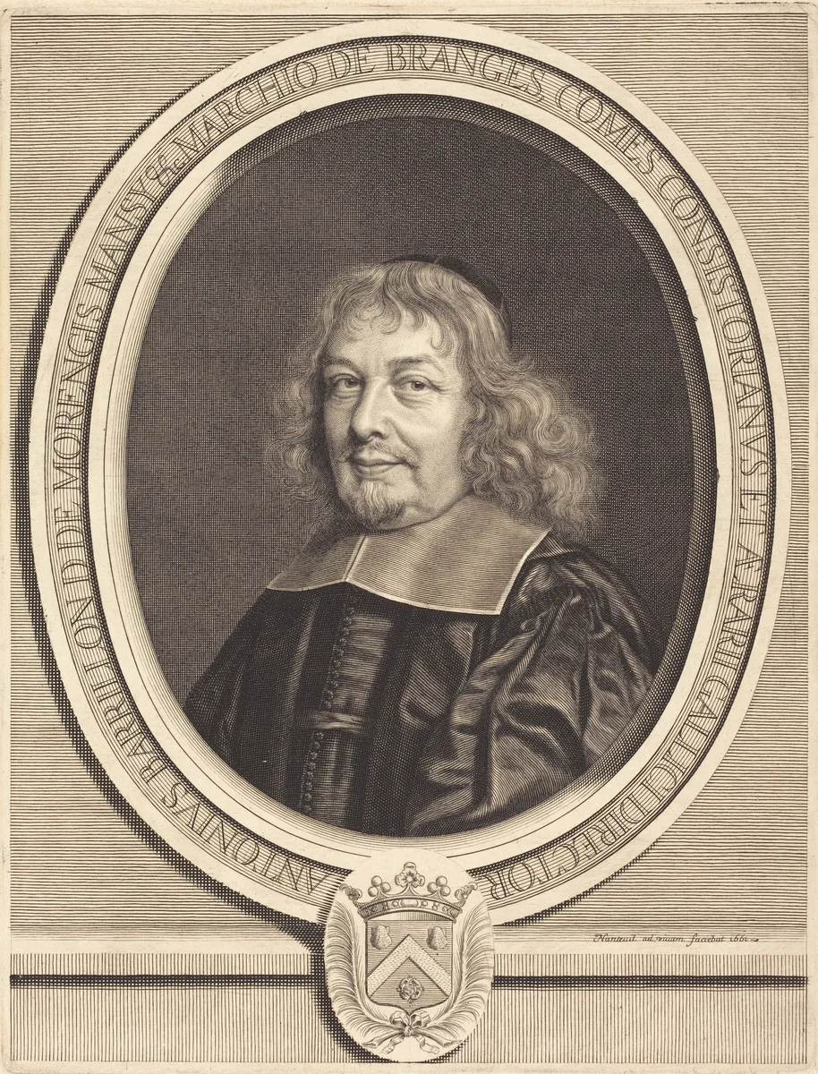 Antoine Barillon by Robert Nanteuil, print, 1661
