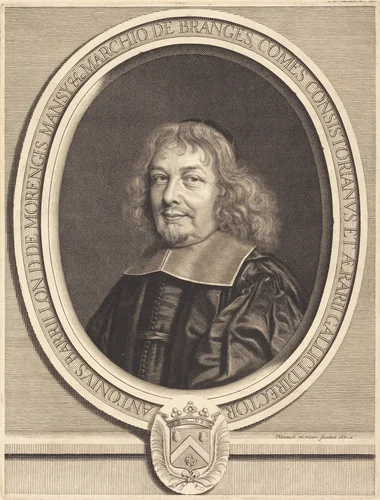 Antoine Barillon by Robert Nanteuil, print, 1661