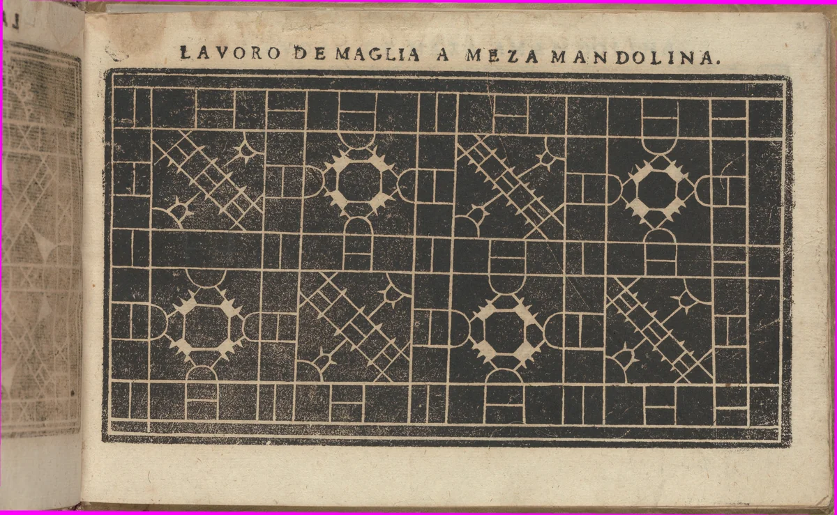 Studio delle virtuose Dame, page 26 (recto) by Isabella Catanea Parasole, book, 1597