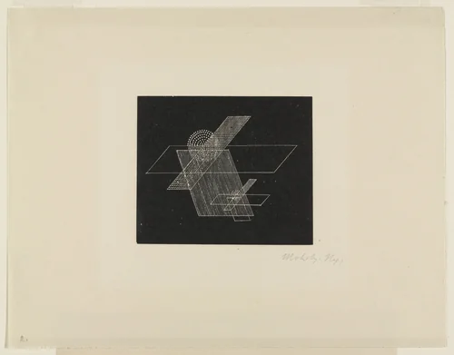 Composition No. 2 by László Moholy-Nagy, print, 1923