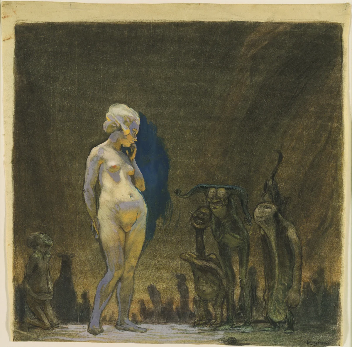 Admiration by František Kupka, drawing, 1899