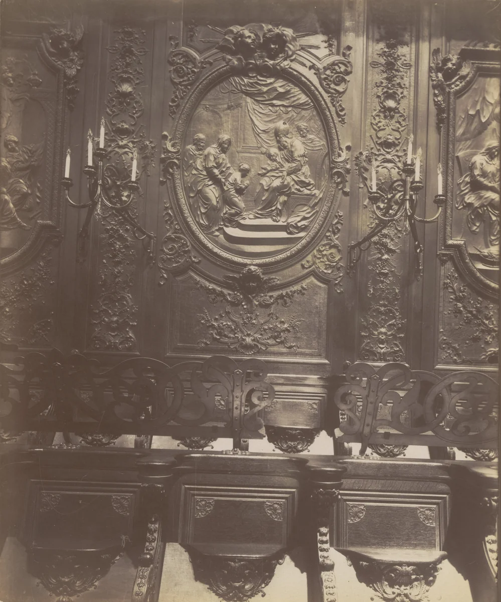 Notre-Dame (Stalles) by Eugène Atget, photograph, 1905