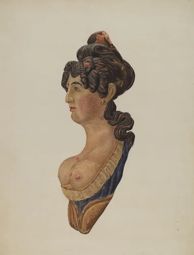 Figurehead by Betty Fuerst, index of american design, 1940