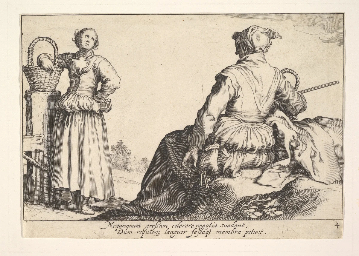 Pleasures of Occupation by Cornelis Bloemaert, print, 1620-1684