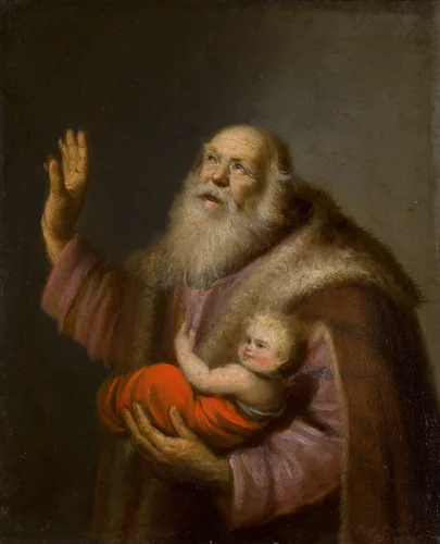 Simeon and the Christ Child by anonymous, painting, 1700