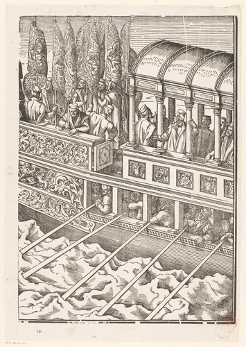 Festa della Sensa (achtste gedeelte) by Jost Amman, print, 1679