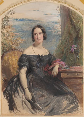 Mrs. Anne Walbanke-Childers by George Richmond, drawing, 1843-1864
