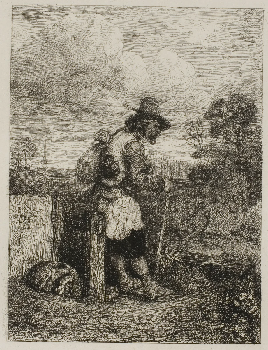 Beggar by Alexandre-Gabriel Decamps, print, 1830-1840