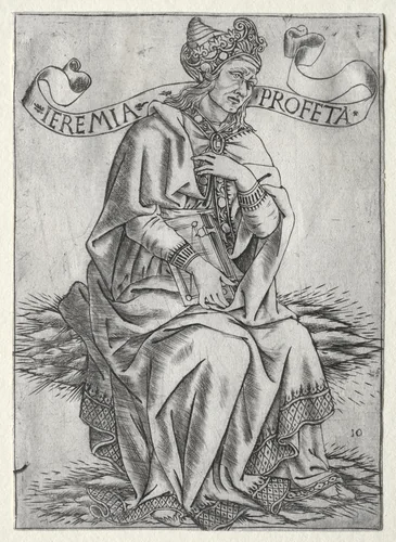 The Prophets: Jeremiah by Baccio Baldini, print, 1465-1475