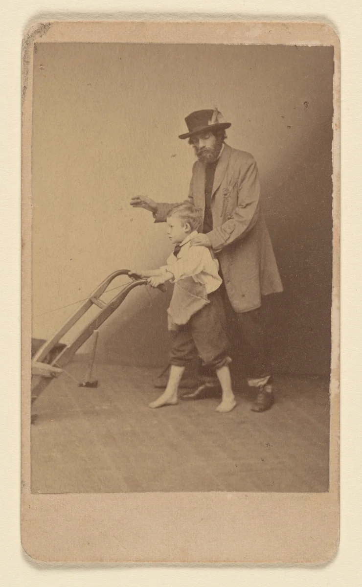 [Edward Everett Hale and Son] by James Wallace Black, photograph, 1863-1867