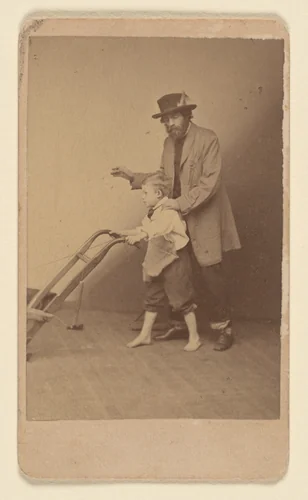 [Edward Everett Hale and Son] by James Wallace Black, photograph, 1863-1867