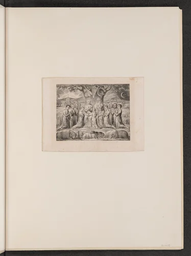 Job and His Family by William Blake, portfolio, 1825