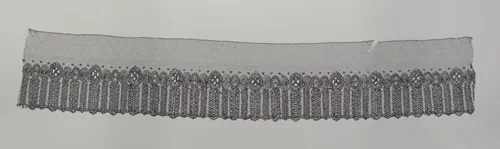 Border by Belgium or France, textile, 1860-1879