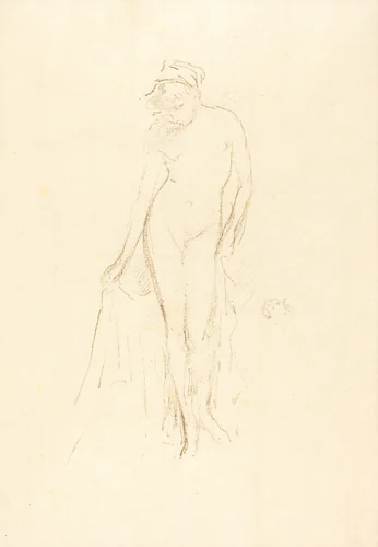Nude Model, Standing by James McNeill Whistler, print, 1886-1896