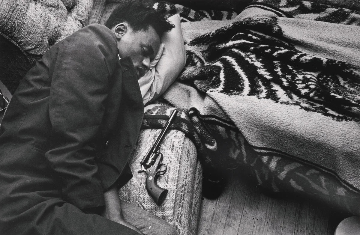 Sleeping Marcos by Jim Goldberg, photograph, 1989