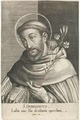 H. Dominikus by Dominicus Custos, print, 1579-1615