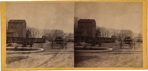 Fire Department & Reservoir, Clark & Sumner, Standard Petroleum Refinery, Pittsburg, Pennsylvania by Thomas H. Johnson, photograph, 1860-1870