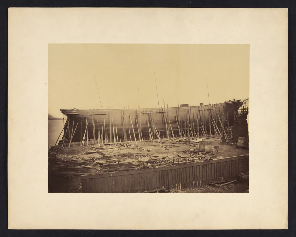 [Aphrodita Under Construction] by Robert Howlett, photograph, 1855-1859
