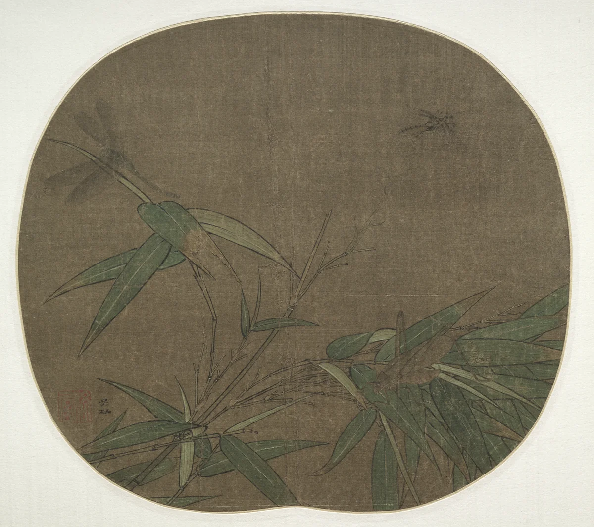 Bamboo and Insects by Wu Bing, painting, 1190-1194